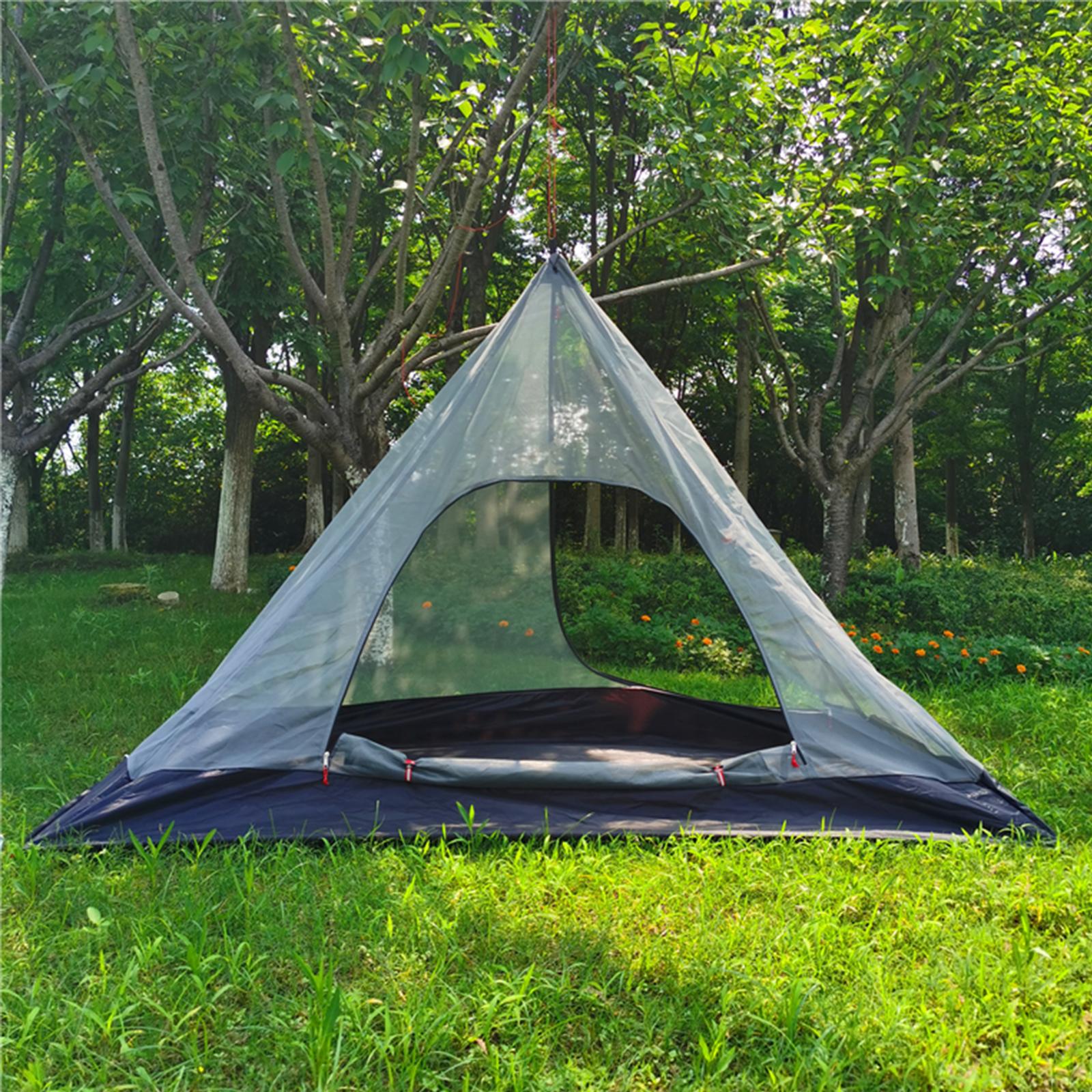 Cheap Goat Tents Light Indoor Pyramid Tent Outdoor Rodless Camping Tent Inner Tent Summer Hanging Net Tent   
